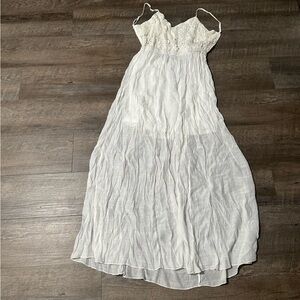 Rue21 White Lace Maxi Dress